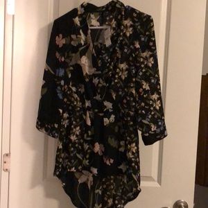 NY & Co high-low floral blouse
